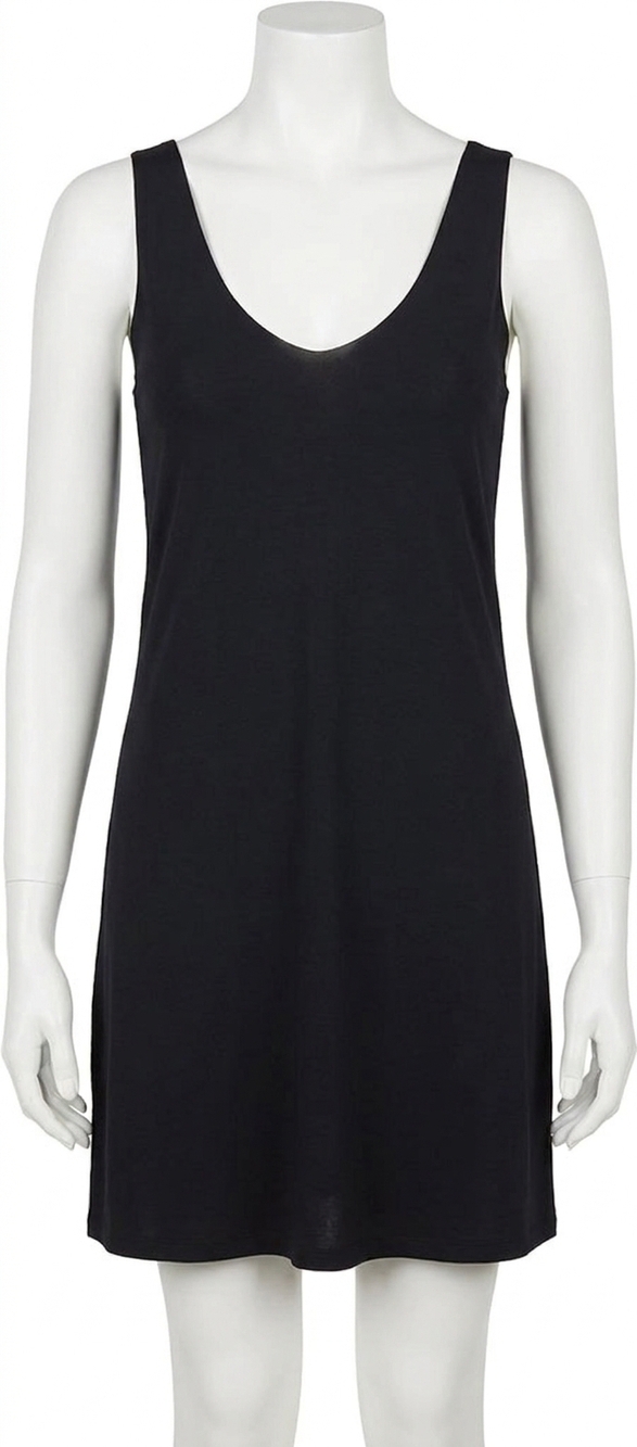NEW COMMANDO mini tank slip dress in black